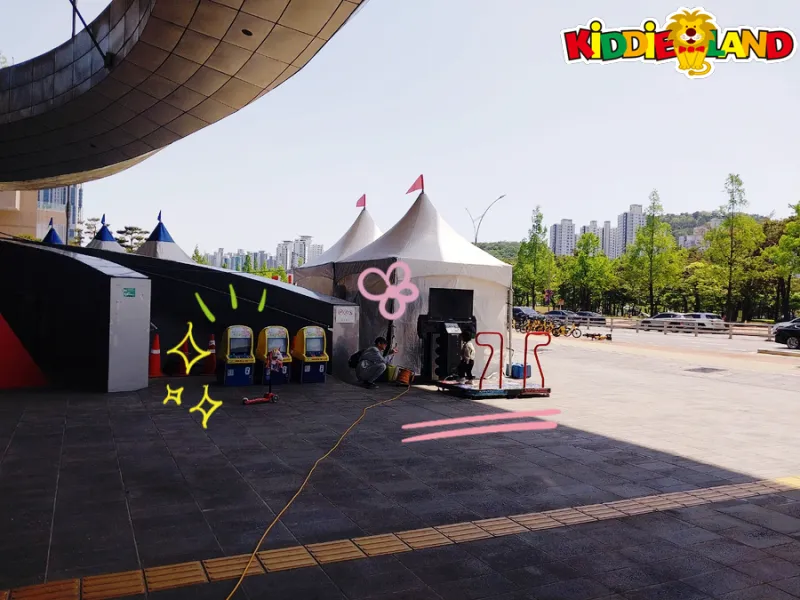 센텀 가족의달 플리마켓 행사장 설치사례