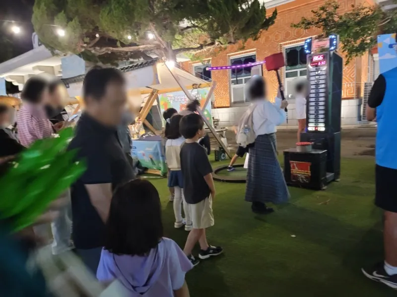 경주시 청년주간 행사 키디랜드 오락기 설치 사례