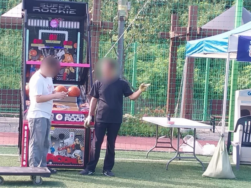 창원 합성동 광합성 축제 키디랜드 오락기 설치 사례
