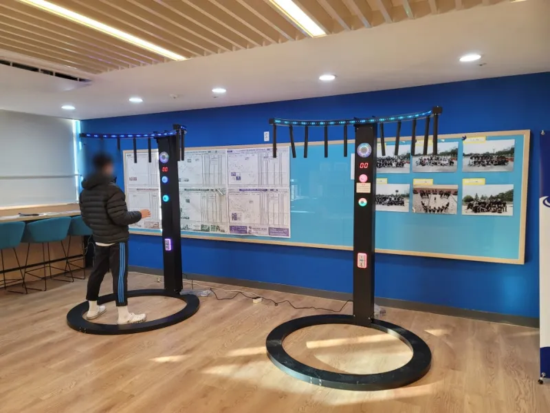 부산 학교 행사 순발력 테스트기 설치 키디랜드