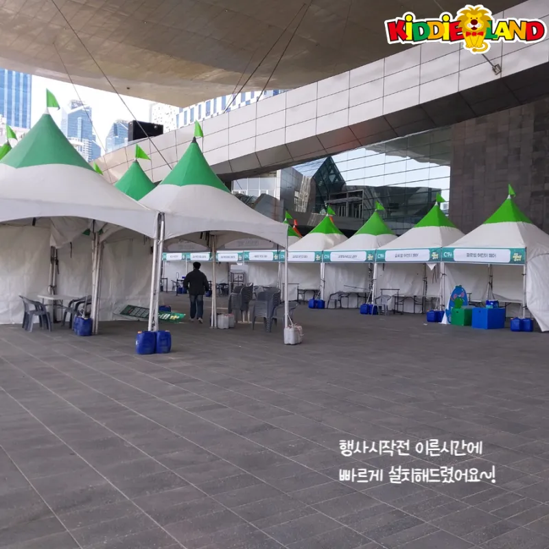 센텀 가족의달 플리마켓 행사장 설치사례
