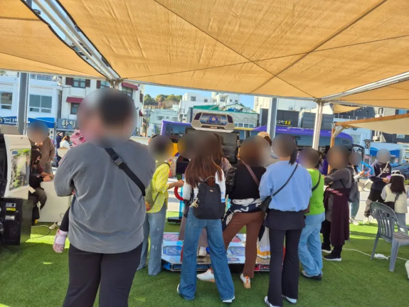 통영 강구안 미디어파크 페스티벌 오락존 설치 운영 사례 키디랜드