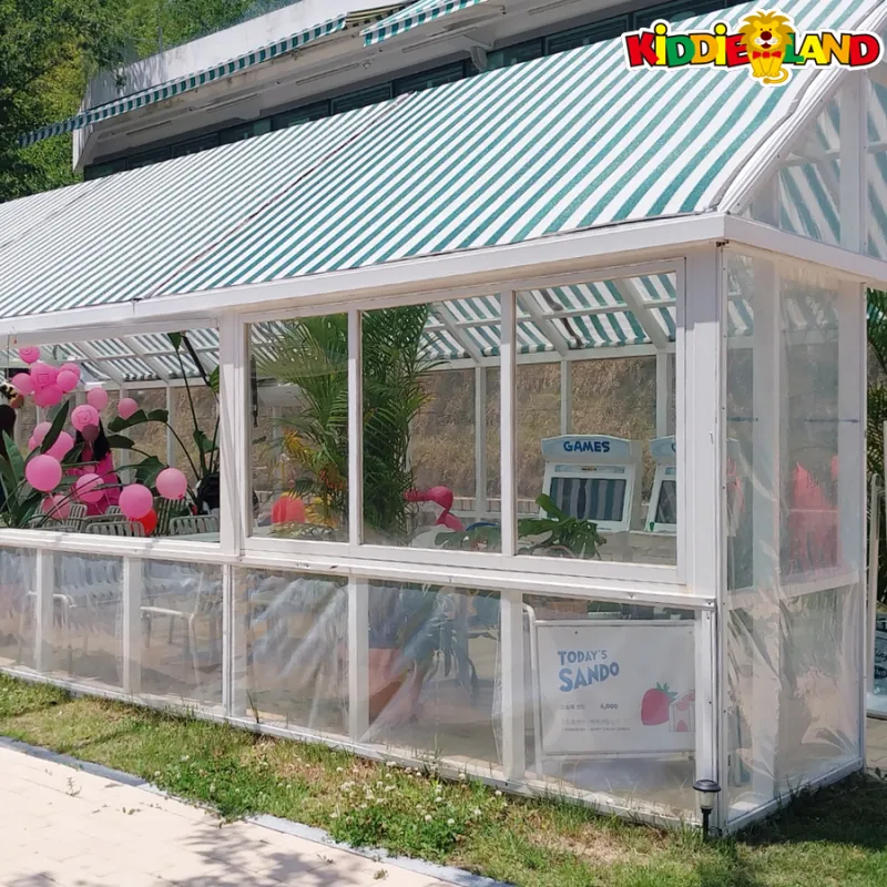 카페 야외공간 행사장 설치사례